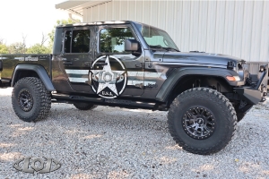 LOD Offroad Destroyer 4 Door Rocksliders, Black Texture, Box 1 - JT