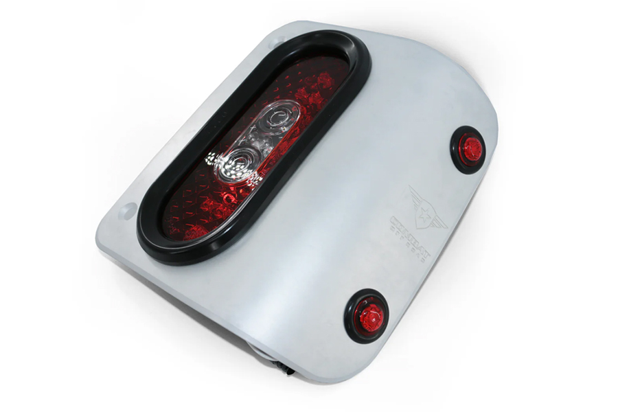 Combat Off Road Tail Gunner LED Tail Lights - Raw - JL