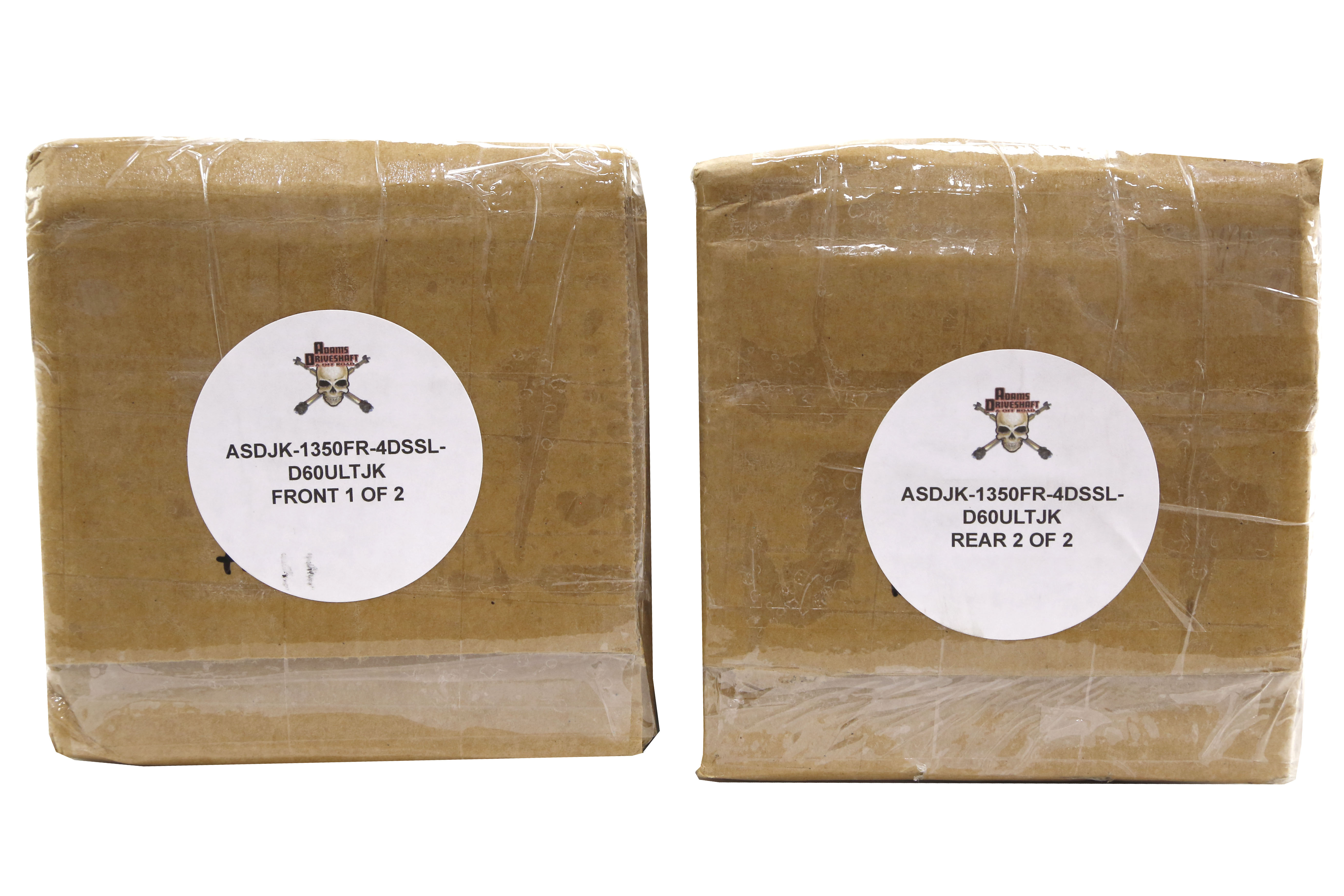 Adams Driveshaft Front and Rear Solid 1350 CV Driveshafts - JK 4dr