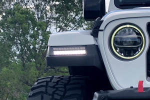 RECON Front Fender Light OLED DRL - Clear  - JL/JT