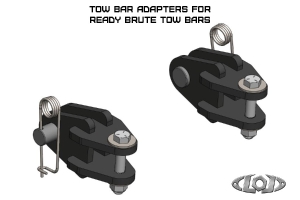 LOD Tow Bar Adapters for Ready Brute Tow Bars-Black Texture
