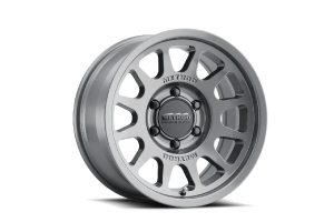 Method Race Wheels 703 Series Wheel 17x9 5x5, Gloss Titanium  - JK/JL/JT