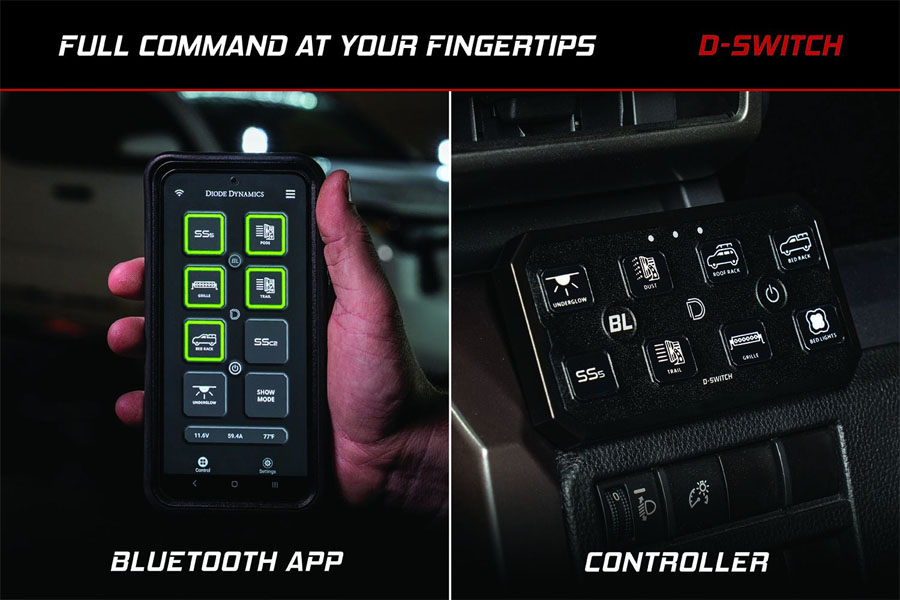 Diode Dynamics D-Switch 8 Channel Switch Panel