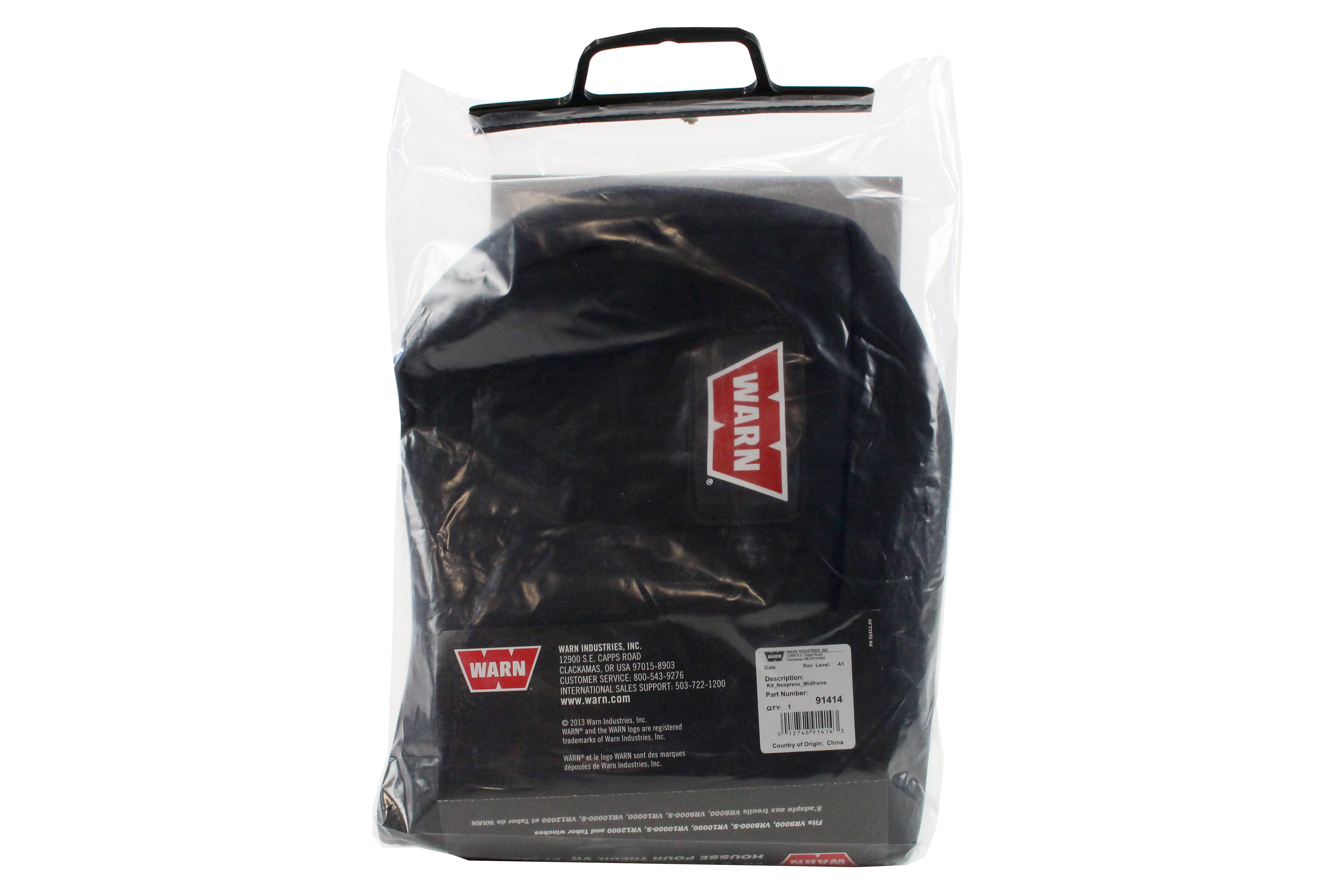 Warn Neoprene Winch Cover Black