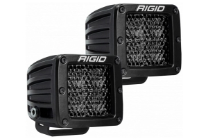 Rigid Industries D-Series Midnight Pro Spot Diffused LED Lights - Pair