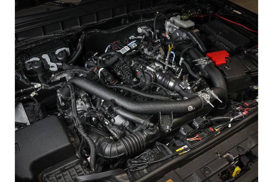aFe Power BladeRunner 2.75in Cold Charge Pipe - Black - Bronco 2021+ 2.7L