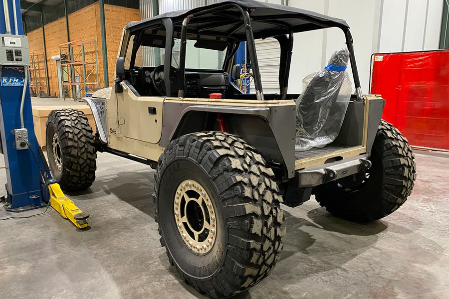 Motobilt Weld-On 2in Fender Flares, Pair - Bare - TJ/YJ