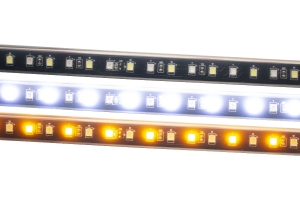 Race Sport Lighting LoPro 48in Sidekick Sequential Running Board Switchback LED Strip Kit (White/Amber)