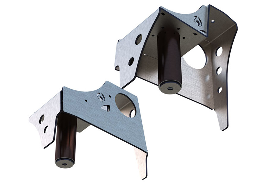 Artec Industries Front Frame Coil Buckets for OEM bumpstops - TJ/LJ