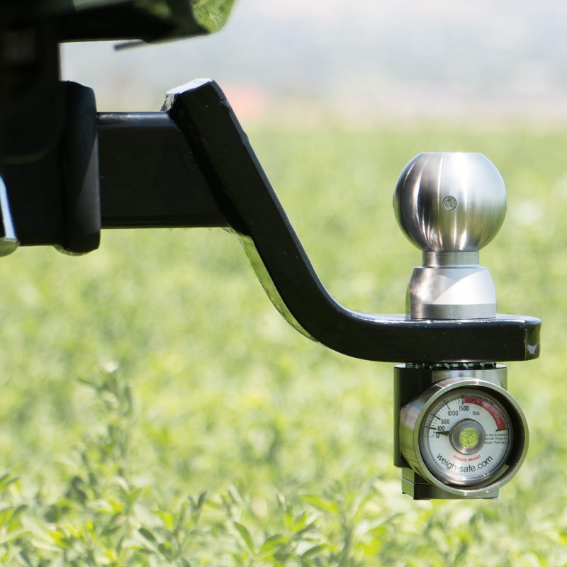 Weigh Safe 2in Hitch Ball w/Built-In Scale
