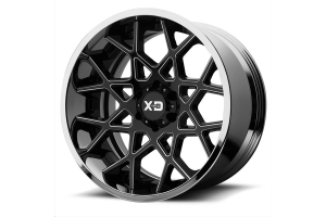 XD Series XD203 Chopstix Series Wheel 20x10 5x5 18mm Offset Gloss Black - JT/JL/JK