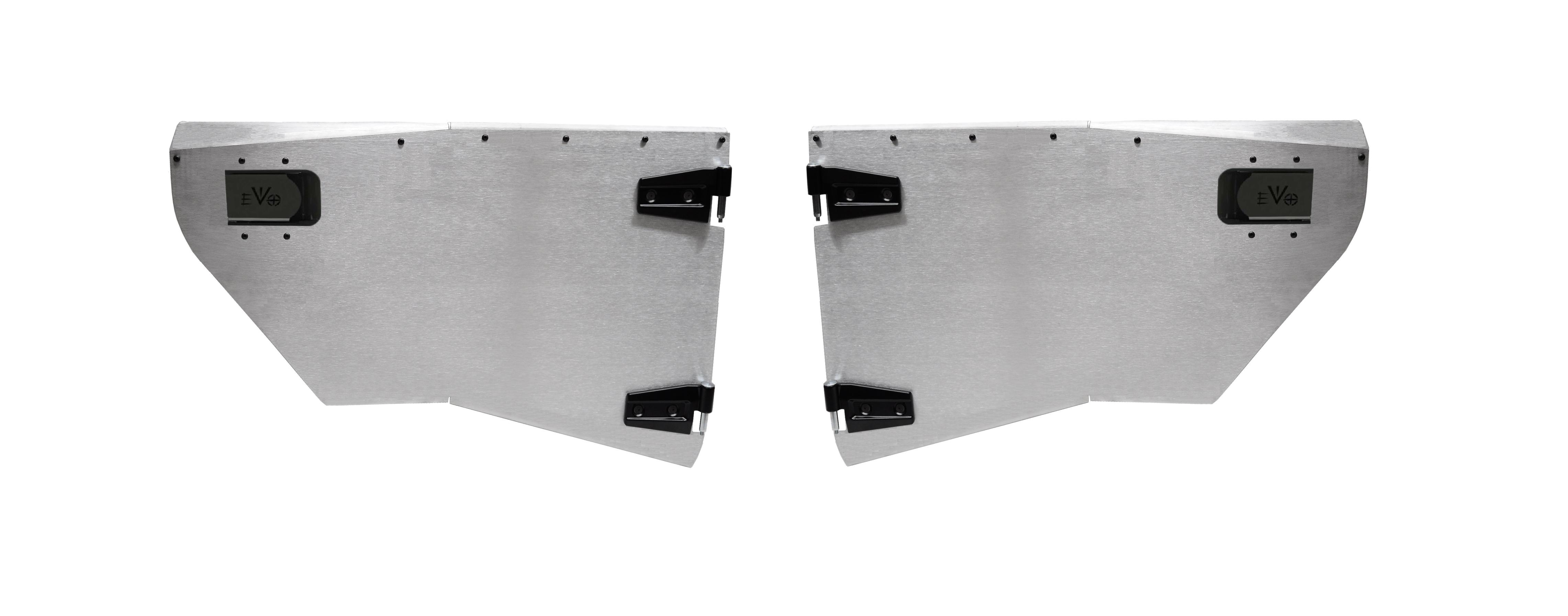 EVO Manufacturing Front and Rear Half Door Sets Aluminum - JK 4dr