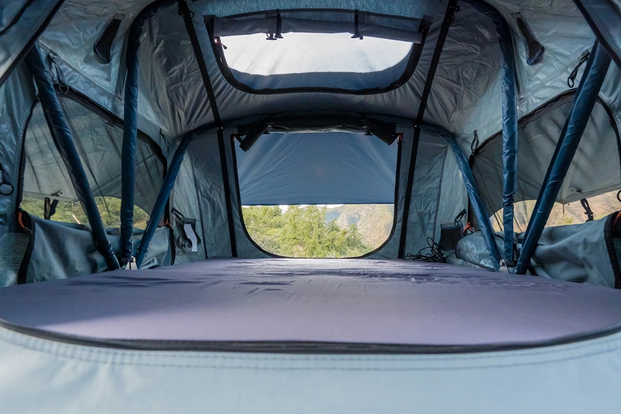 Roam Vagabond Lite  Rooftop Tent - Slate Grey/Navy Blue