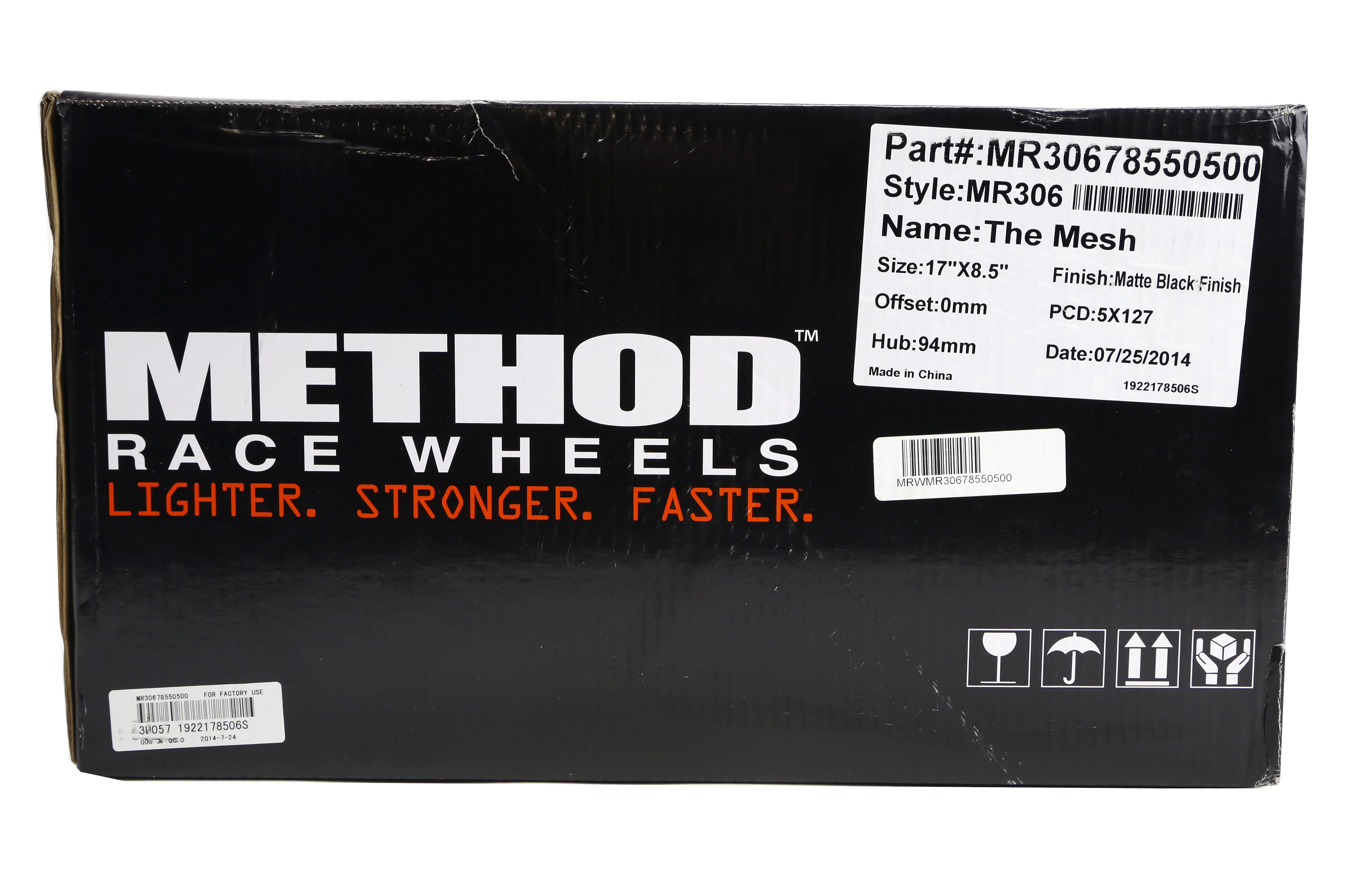 Method Race Wheels 306 Mesh Series Wheel 17x8.5 5x5 Matte Black - JT/JL/JK
