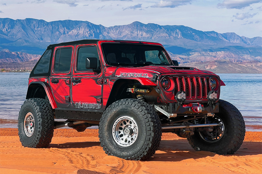 Baja Built Lite Brite OUTLAW Cast Beadlock Wheel, 17x9 8x6.5 -38mm - Satin Graphite - JT/JL/JK