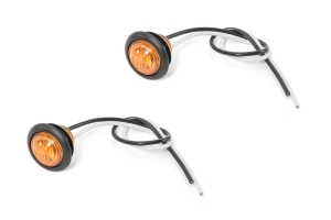MCE 3/4in LED Marker Light, Pair - Amber 