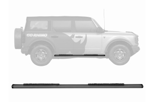 Go Rhino 5in OE Xtreme Low Profile Side Step Kit - Black  - Bronco 4dr 2021+