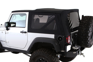 Smittybilt Replacement Soft Top w/Tinted Windows Black Diamond - JK 2DR 2010+