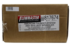 Flowmaster American Thunder Cat-Back Exhaust System - JK