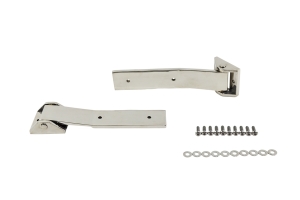 Kentrol Tailgate Hinge Set - Polished Silver  - JK 