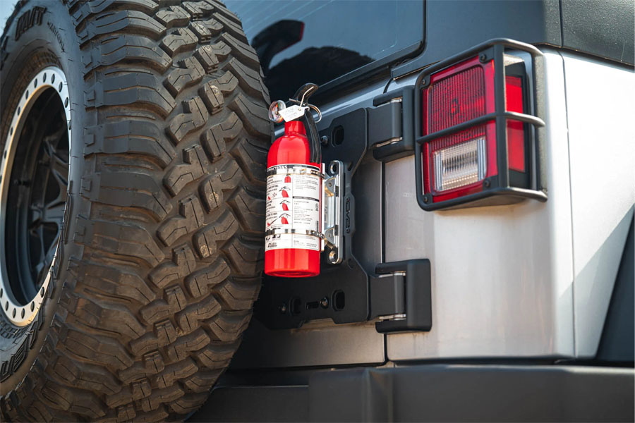 DV8 Offroad Tailgate Reinforcement Molle Panel - JK