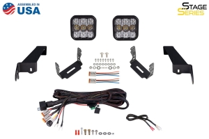 Diode Dynamics SS5 Cross Link Bumper Lightbar Kit, Pro Yellow Combo - JL