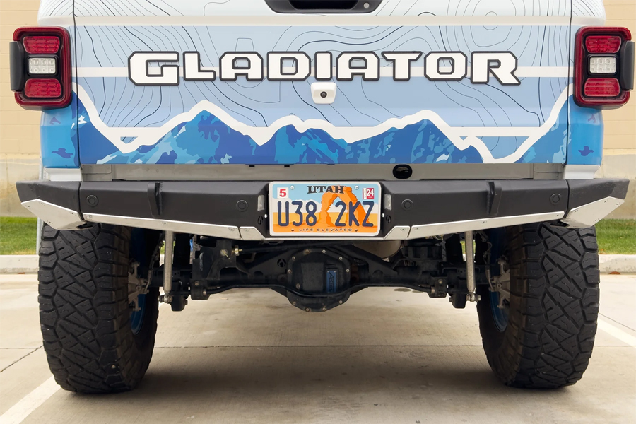 Jeep JT Artec Industries High Clearance Rear Bumper No Cut Powder Coat ...