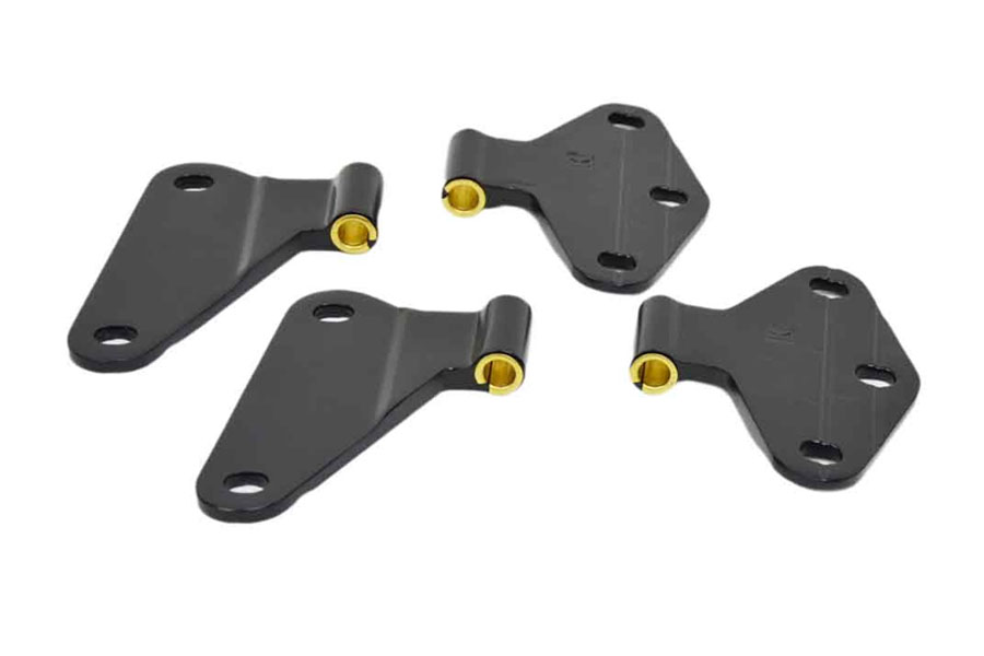 Kentrol Body Door Hinge Set - Black - JK 2DR