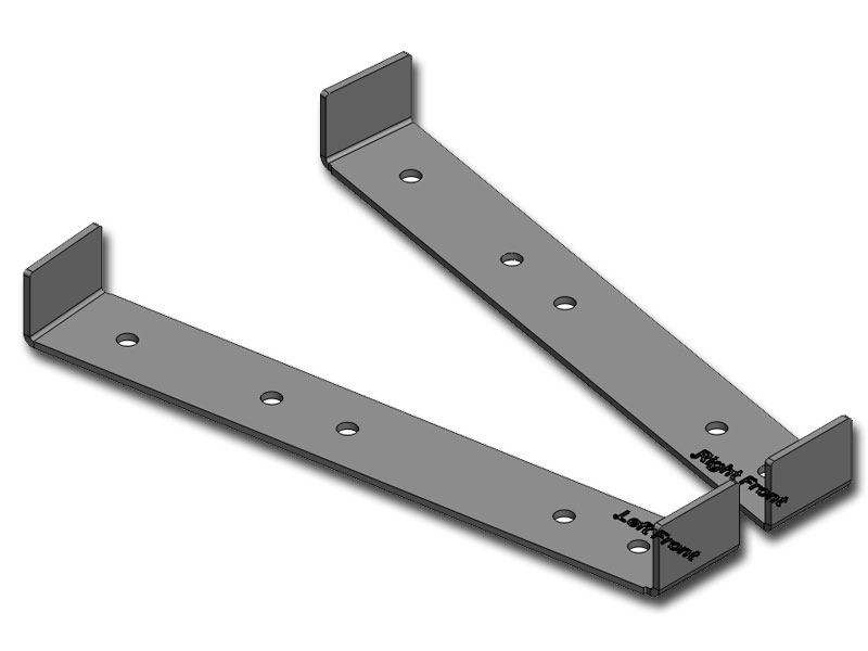Clayton Frame Bracket Location Templates - TJ