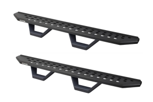 Go Rhino RB20 Running Boards w/ Drop Steps - Bedliner Coating - JL 2Dr