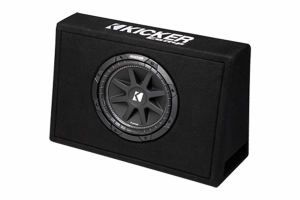 Kicker Single 10in Subwoofer Comp 4 Ohm Enclosure  