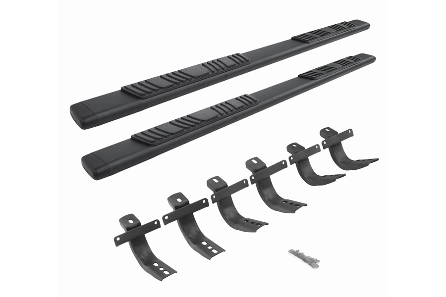 Go Rhino 5in OE Xtreme Low Profile Side Step Kit - Black  - Ford Bronco 4Dr