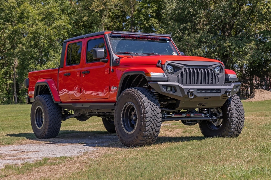 Rough Country Heavy Duty Rock Sliders  - JT