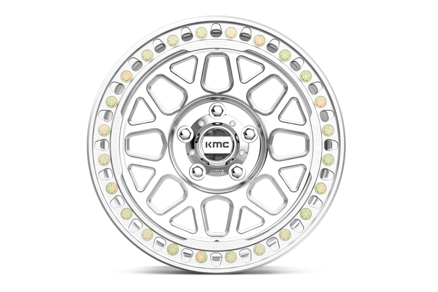 KMC Wheels KM235 Grenade Crawl Beadlock Wheel, 17x9 8x6.5 - Machined