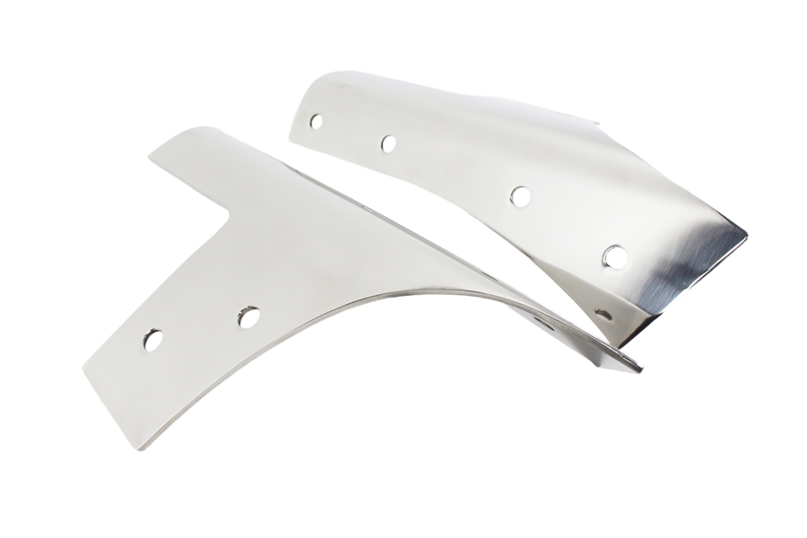 Kentrol Windshield Support Set - Polished Silver  - JK 