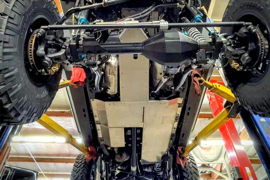 Next Venture Motorsports Aluminum Belly Skid - Bare - JT Diesel