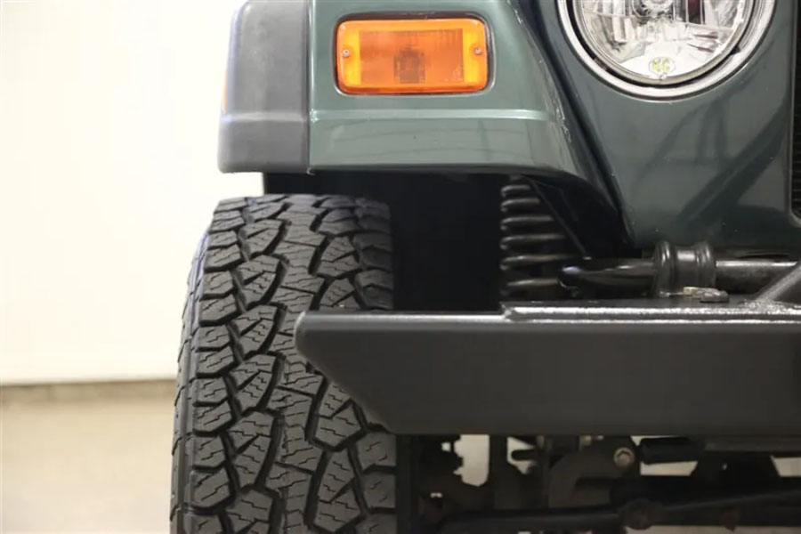 Rock Hard 4x4 Legendary Full Width Front Bumper w/ Straight Up Hoop - CJ/YJ/TJ/LJ