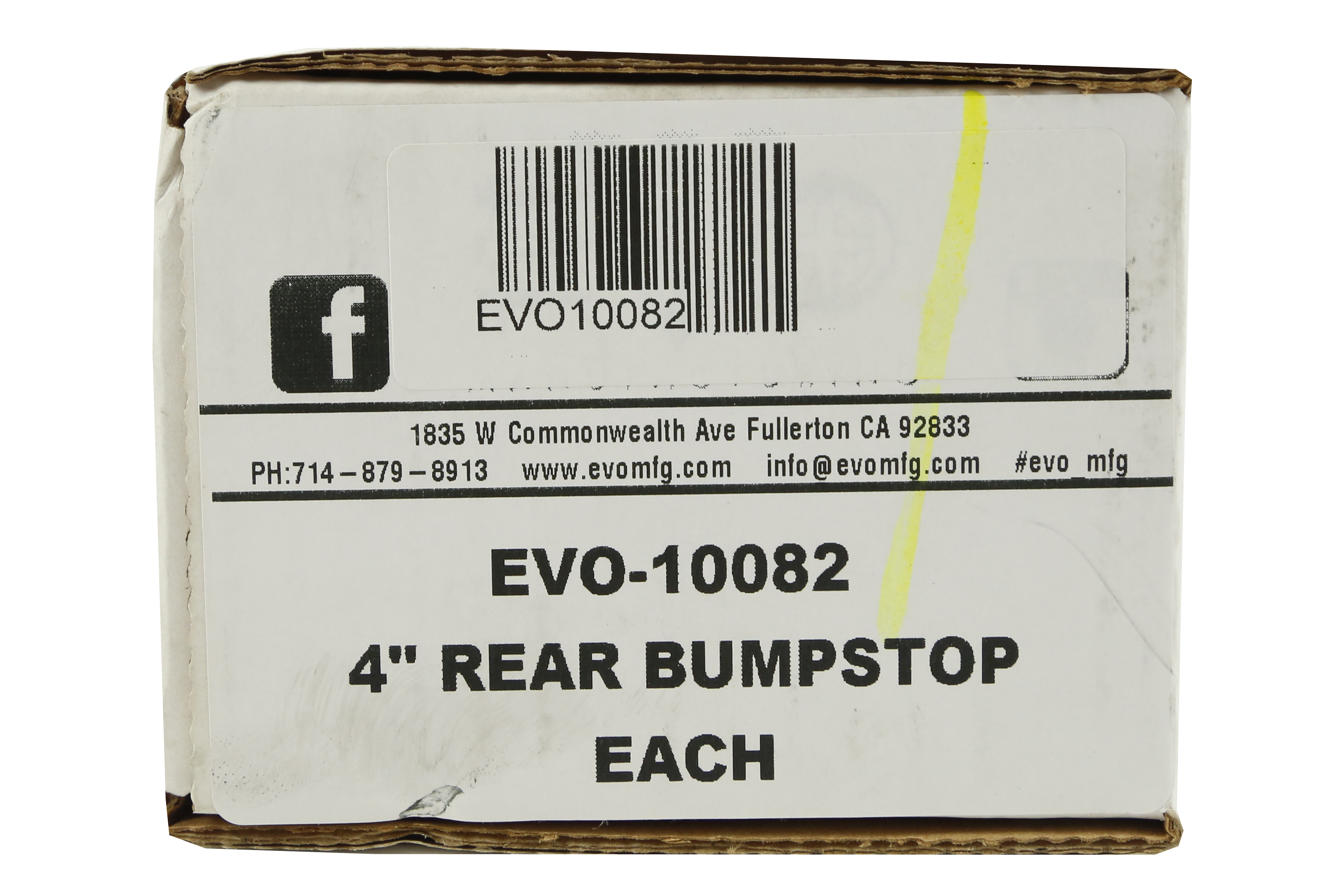 EVO Manufacturing Bumpstop Kit Rear 4in - JK