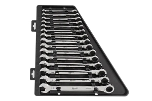 Milwaukee Tool 15pc Ratcheting Combination Wrench Set - Metric
