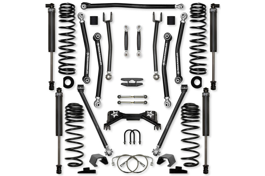 Rock Krawler 4.5in PRO-X 'No Limits' Mid-Arm Lift Kit w/ RRD Shocks ( Part Number: JT45PXNL-S1)