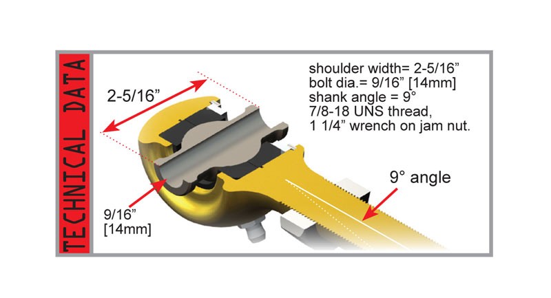 Teraflex Small Rear Upper Adjustable Offset Flexarm Joint RHT - JK