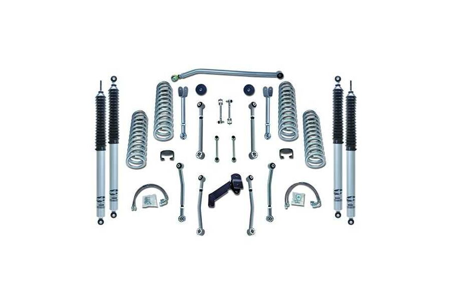 Jeep JK 2DR Rubicon Express Super Flex Lift Kit 35in wMono Tube Shocks