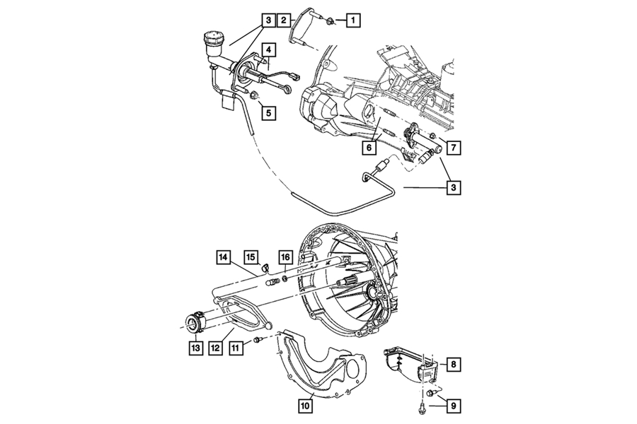 Mopar Clutch Release Lever - Ram 2500/3500 2001-18