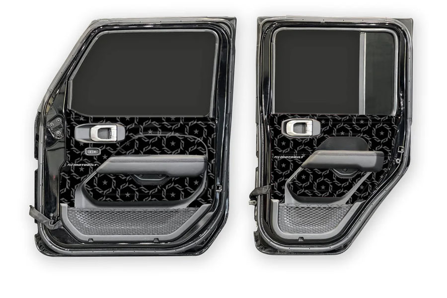 Motobilt MotoSkinz - Interior Door Graphics - JL/JT 4DR