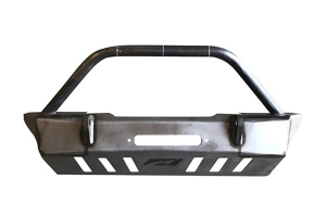 Motobilt Crusher Series Front Bumper w/ Stinger - Bare Steel  - JK 