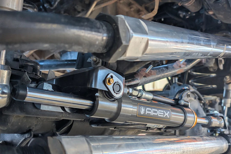 Apex Performance High Mount Through Shaft Ram w/ Port Kit - JT/JL