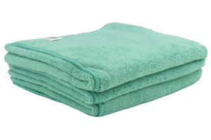 Chemical Guys Workhorse Professional Grade Microfiber Towel Green - 3 Pack