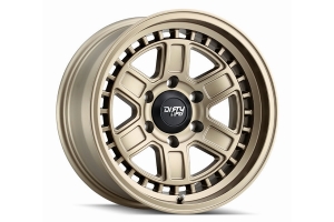 Dirty Life 9308 Cage Series Wheel, Matte Gold - 17x8.5 5x5 - JT/JL/JK