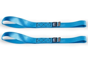 Borne Off-Road Heavy-Duty Ratchet Tie-Down Kit, 2-Pack, Blue 