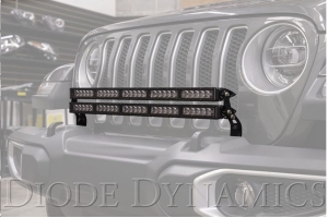 Diode Dynamics 30in Bumper Dual Light Bar Kit, Amber Combo  - JT/JL 